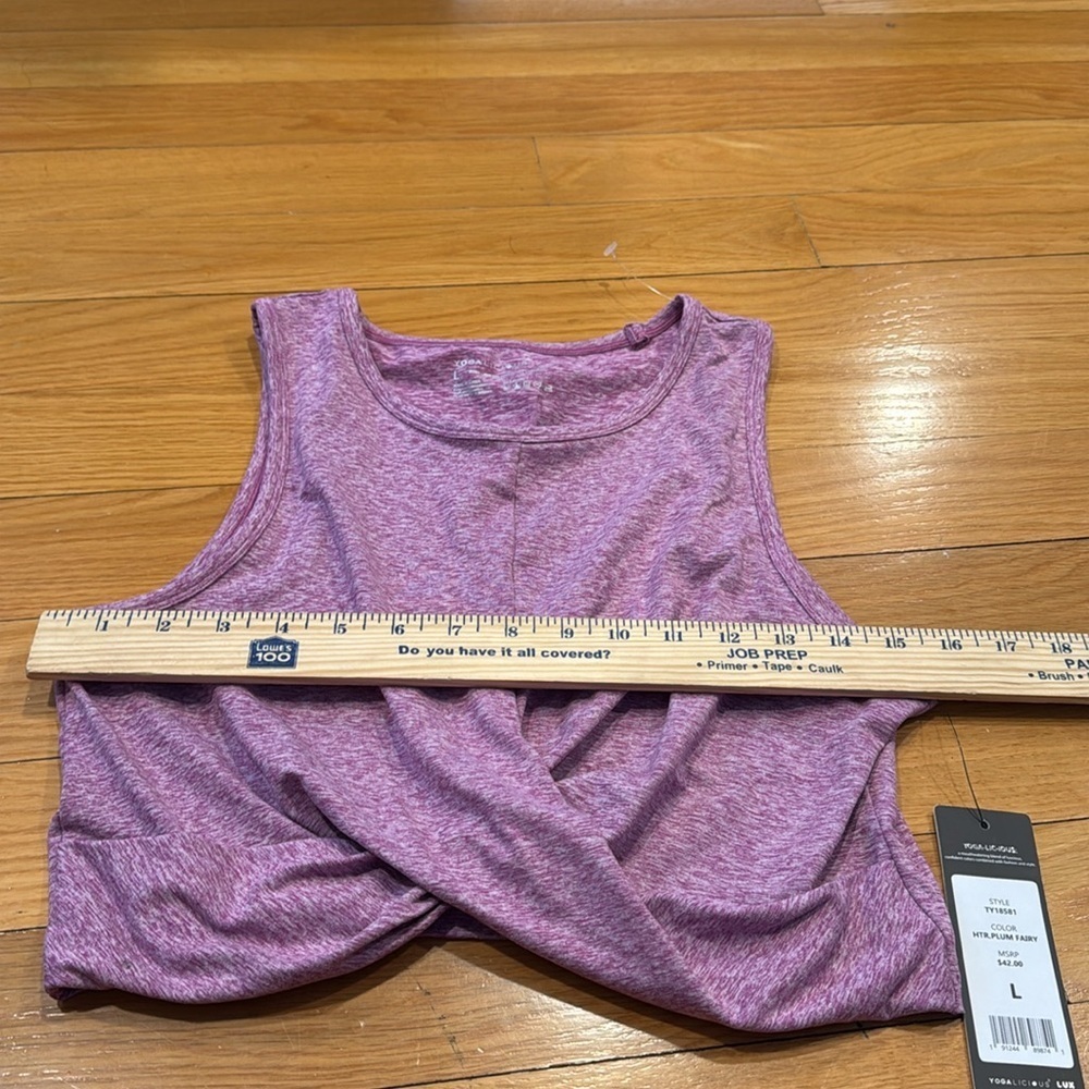 NWT Yoga licious lux crop top size large . - Picture 4 of 7